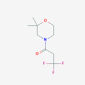 1-(2,2-Dimethylmorpholin-4-yl)-3,3,3-trifluoropropan-1-one