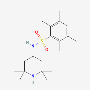 2,3,5,6-tetramethyl-N-(2,2,6,6-tetramethylpiperidin-4-yl)benzenesulfonamide