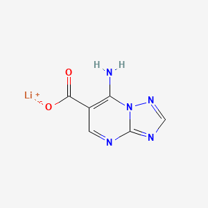 Lithium;7-amino-[1,2,4]triazolo[1,5-a]pyrimidine-6-carboxylate