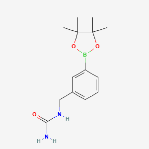 1-(3-(4,4,5,5-Tetramethyl-1,3,2-dioxaborolan-2-yl)benzyl)urea