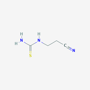 molecular formula C4H7N3S B2766902 n-(2-Cyanoethyl)thiourea CAS No. 30381-21-6