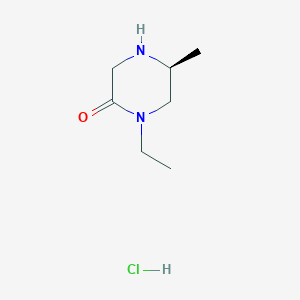 (S)-1-ethyl-5-methylpiperazin-2-one hydrochloride