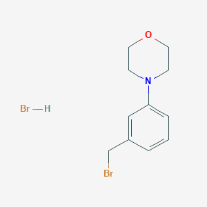 4-(3-(Bromomethyl)phenyl)morpholine hydrobromide
