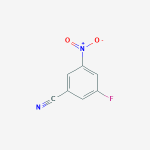 molecular formula C7H3FN2O2 B027671 3-Fluoro-5-nitrobenzonitrile CAS No. 110882-60-5