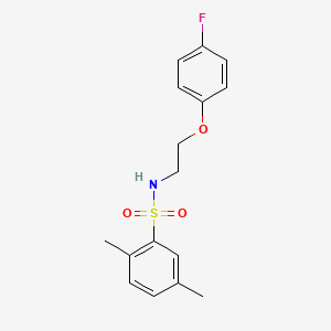N-(2-(4-fluorophenoxy)ethyl)-2,5-dimethylbenzenesulfonamide