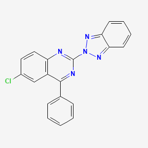 2-Benzotriazol-2-yl-6-chloro-4-phenyl-quinazoline