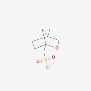 (4-Methyl-2-oxabicyclo[2.2.1]heptan-1-yl)methanesulfonyl chloride