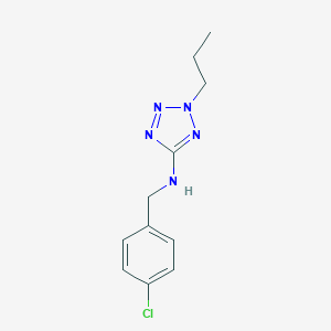 molecular formula C11H14ClN5 B276722 N-(4-chlorobenzyl)-2-propyl-2H-tetrazol-5-amine 
