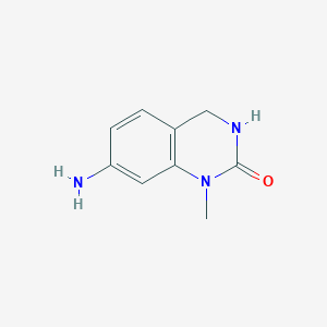 7-Amino-1-methyl-3,4-dihydroquinazolin-2(1H)-one