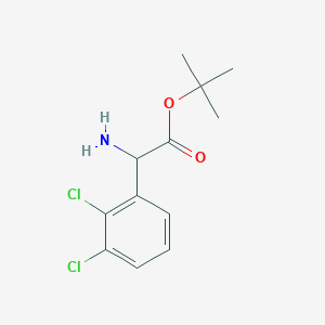 B2767323 Tert-butyl 2-amino-2-(2,3-dichlorophenyl)acetate CAS No. 2248256-84-8