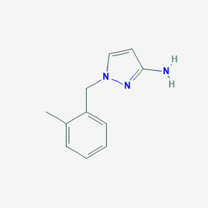 molecular formula C11H13N3 B276740 1-(2-methylbenzyl)-1H-pyrazol-3-amine CAS No. 492426-23-0