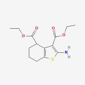 molecular formula C14H19NO4S B2767408 Diethyl 2-amino-4,5,6,7-tetrahydro-1-benzothiophene-3,4-dicarboxylate CAS No. 175599-88-9