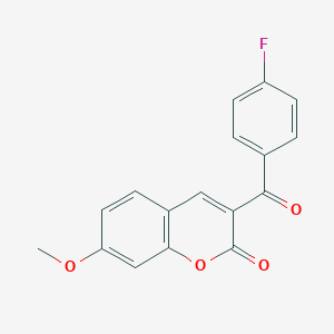 3-(4-fluorobenzoyl)-7-methoxy-2H-chromen-2-one