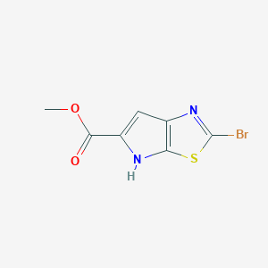 Methyl 2-bromo-4H-pyrrolo[3,2-d][1,3]thiazole-5-carboxylate