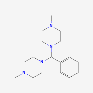 4-Methyl-1-[(4-methylpiperazinyl)phenylmethyl]piperazine