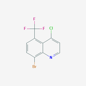 8-Bromo-4-chloro-5-(trifluoromethyl)quinoline