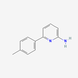 molecular formula C12H12N2 B2767576 6-(p-Tolyl)pyridin-2-amine CAS No. 154479-28-4