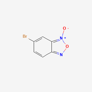 molecular formula C6H3BrN2O2 B2767666 6-Bromobenzo[c][1,2,5]oxadiazole 1-oxide CAS No. 41153-83-7
