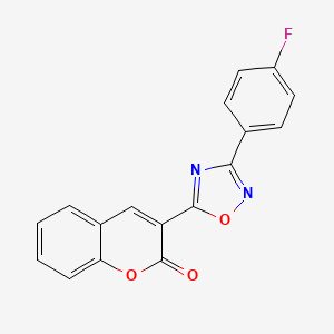 3-[3-(4-fluorophenyl)-1,2,4-oxadiazol-5-yl]-2H-chromen-2-one