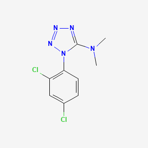 N-[1-(2,4-dichlorophenyl)-1H-1,2,3,4-tetraazol-5-yl]-N,N-dimethylamine