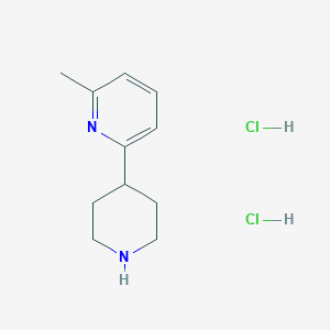 2-Methyl-6-(piperidin-4-yl)pyridine dihydrochloride