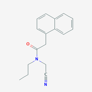 molecular formula C17H18N2O B2768109 N-(cyanomethyl)-2-(naphthalen-1-yl)-N-propylacetamide CAS No. 1304409-18-4
