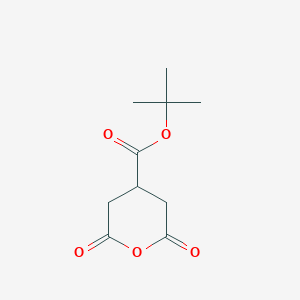 molecular formula C10H14O5 B2768194 tert-butyl2,6-dioxooxane-4-carboxylate CAS No. 2490400-66-1
