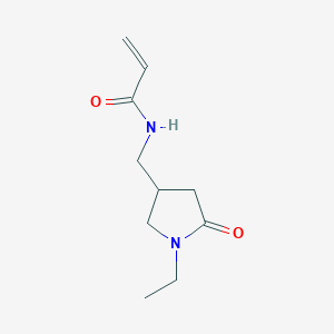 N-[(1-Ethyl-5-oxopyrrolidin-3-yl)methyl]prop-2-enamide