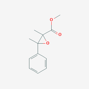 molecular formula C12H14O3 B2768203 Methyl 2,3-dimethyl-3-phenyloxirane-2-carboxylate CAS No. 99334-03-9