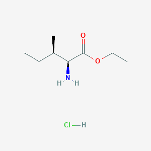 molecular formula C8H18ClNO2 B2768335 Ethyl (2S,3R)-2-amino-3-methylpentanoate hydrochloride CAS No. 233772-41-3