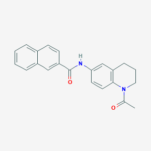 B2768383 N-(1-acetyl-1,2,3,4-tetrahydroquinolin-6-yl)-2-naphthamide CAS No. 942005-43-8