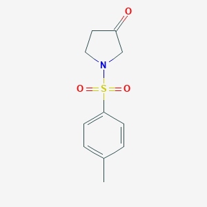 molecular formula C11H13NO3S B027684 1-(4-Tolylsulfonyl)pyrrolidin-3-one CAS No. 73696-28-3