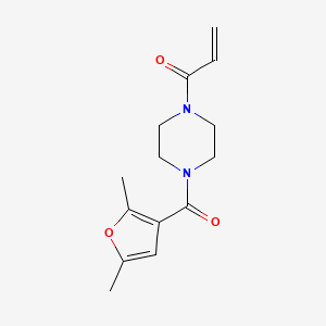 1-[4-(2,5-Dimethylfuran-3-carbonyl)piperazin-1-yl]prop-2-en-1-one