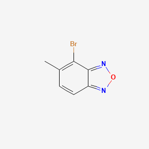 molecular formula C7H5BrN2O B2768594 4-Bromo-5-methyl-2,1,3-benzoxadiazole CAS No. 32991-42-7