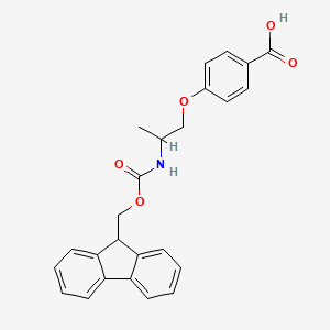 4-[2-(9H-Fluoren-9-ylmethoxycarbonylamino)propoxy]benzoic acid