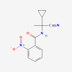 N-(1-Cyano-1-cyclopropylethyl)-2-nitrobenzamide
