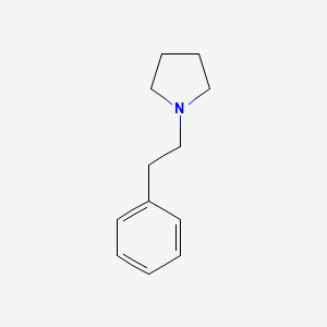 molecular formula C12H17N B2768763 1-(2-phenylethyl)pyrrolidine CAS No. 6908-75-4
