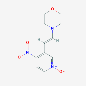 (E)-3-(2-morpholinovinyl)-4-nitropyridine 1-oxide