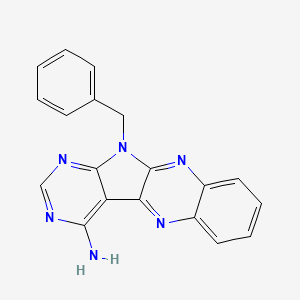 11-benzyl-11H-pyrimido[5',4':4,5]pyrrolo[2,3-b]quinoxalin-4-amine