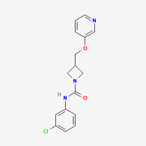 N-(3-Chlorophenyl)-3-(pyridin-3-yloxymethyl)azetidine-1-carboxamide