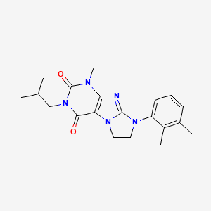 8-(2,3-dimethylphenyl)-3-isobutyl-1-methyl-7,8-dihydro-1H-imidazo[2,1-f]purine-2,4(3H,6H)-dione