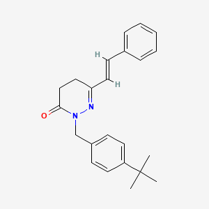 2-[4-(tert-butyl)benzyl]-6-styryl-4,5-dihydro-3(2H)-pyridazinone