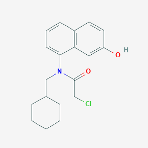 2-Chloro-N-(cyclohexylmethyl)-N-(7-hydroxynaphthalen-1-yl)acetamide