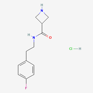 N-[2-(4-Fluorophenyl)ethyl]azetidine-3-carboxamide hydrochloride