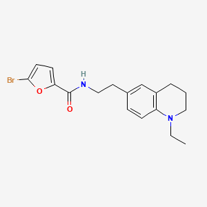 5-bromo-N-(2-(1-ethyl-1,2,3,4-tetrahydroquinolin-6-yl)ethyl)furan-2-carboxamide