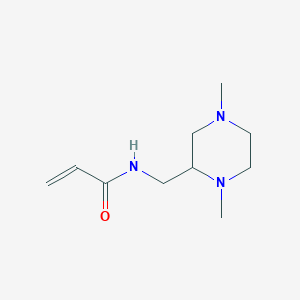 N-[(1,4-dimethylpiperazin-2-yl)methyl]prop-2-enamide