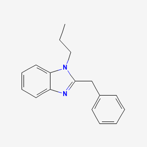 molecular formula C17H18N2 B2769022 2-benzyl-1-propyl-1H-1,3-benzodiazole CAS No. 65202-75-7