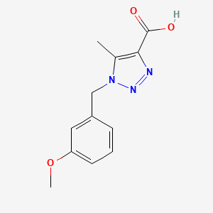 1-(3-methoxybenzyl)-5-methyl-1H-1,2,3-triazole-4-carboxylic acid