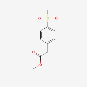 molecular formula C11H14O4S B2769057 Ethyl 4-(methylsulfonyl)phenylacetate CAS No. 58058-86-9