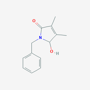 molecular formula C13H15NO2 B276910 1-benzyl-5-hydroxy-3,4-dimethyl-1,5-dihydro-2H-pyrrol-2-one 